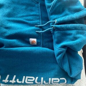 Carhartt Blue Pullover Hoodie